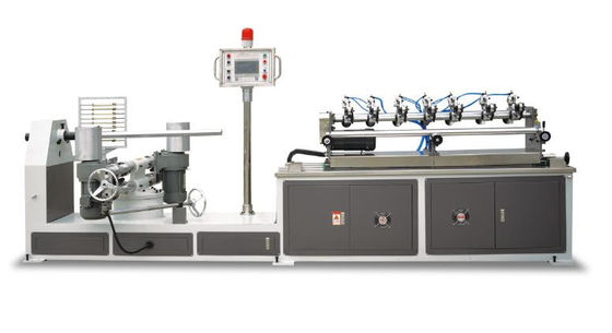 Two Head Type Paper Tube Cutting Machine 8.2KW Customized Color TSJG-60