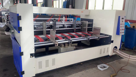 120m/min 9.0KW Thin Blade Slitter Scorer With Auto Belt Feeder Slitter Scorer Equipment
