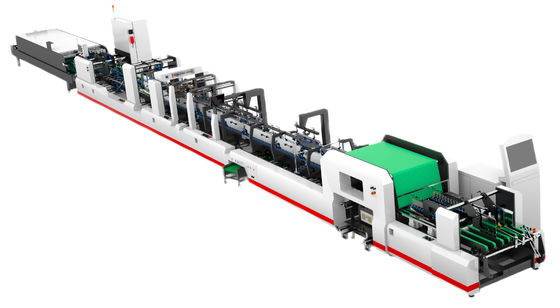 High Speed Full Automatic Folder Gluer Machine 18.5KW 0 - 500m/min JH-850PC
