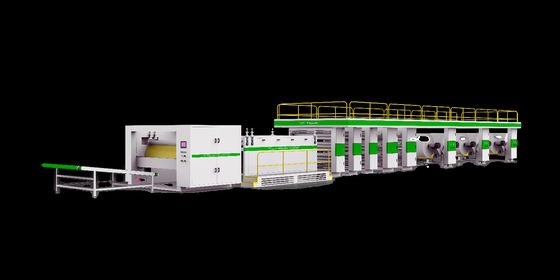 Continuous Paper Honeycomb Machine Production Line 65KW HZX-2000PC800