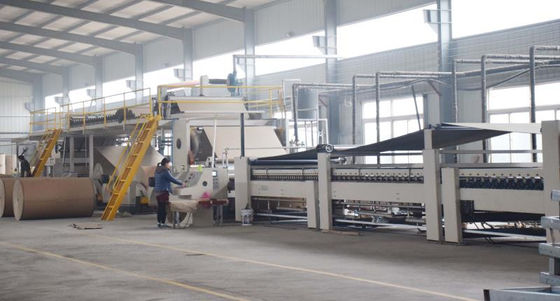3 Ply Corrugated Cardboard Production Line 80m/min With Electrical Heating MC80-1400