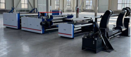 Roll To Roll Plastic Film Paper Laminating Machine 150m/min 200 - 450gsm Paper Gram