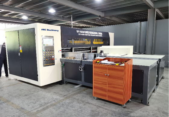 15kw PLC control Paper Honeycomb Machine Board Slitting And Cross Cutting Machine