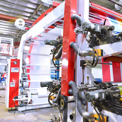 10 - 80m/min Flexo Printing Equipment 23KW 8 Color Flexo Printing Machine