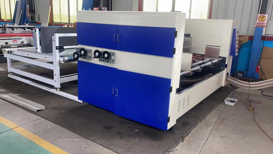 Thin Blade Corrugated Slitter Scorer Machine 120m/min With Auto Belt Feeder