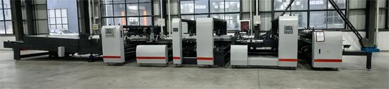 Corrugated Box Folder Gluer Machine Full Automatic Case Gluing Machine 45KW JH-2800F-P