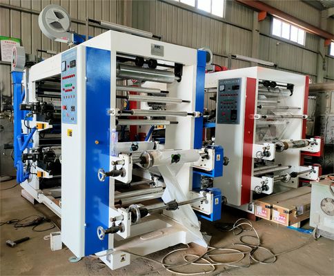 21KW 6 Color Flexography Printing Machine 191mm - 714mm Length YT-600-6C
