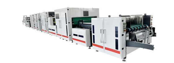 HIGH SPEED FULL AUTOMATIC FOLER GLUER WITH INSPECTION FUNCTION