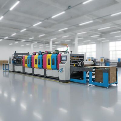High Speed Flexo Printer Slotter Die Cutter Machine FFG Series for Corrugated Board Converting Production Line
