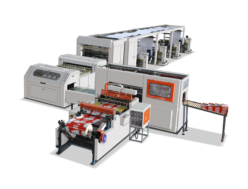 50 - 200 Times/Min Industrial Paper Cutter Auto Tension Control Paper ...