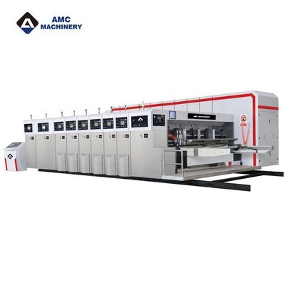 Corrugated Cardboard Box Flexo Printer Slotter Die Cutter PLC Control CE Approved